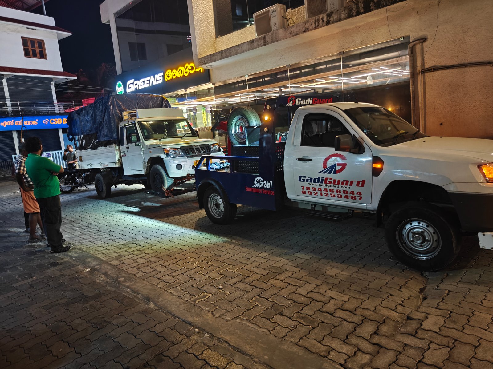 Recovery Van in Tripunithura towing a truck - Towing Service in Tripunithura